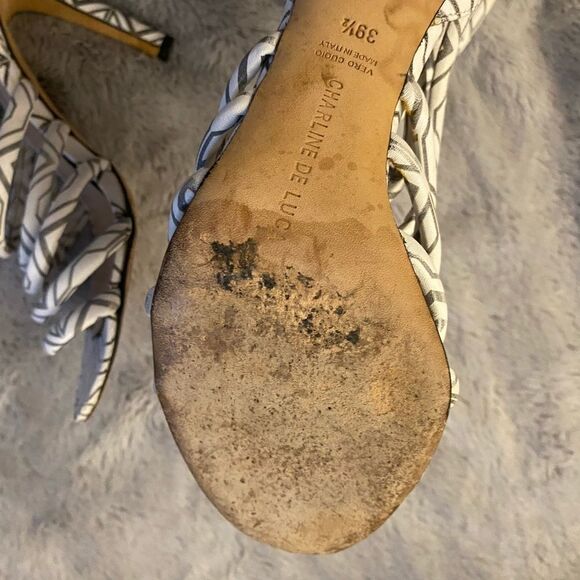 Charline de Luca graphic print heels, size 39,5 ( 8,5) - Picture 9 of 9